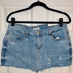 Zara Denim Skort “The Skirt Short” Samurai Blue